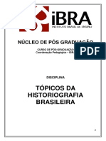 Tópicos Da Historiografia Brasileira Apostila