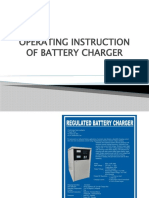 Operating Instruction of Battery Charger (Maxx Energie)
