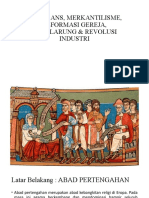 Renaisans, Merkantilisme, Reformasi Gereja, Aufklarung