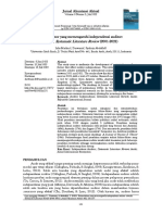 Marlina2022 Faktor-Faktor Yang Memengaruhi Independensi Auditor-Sebuah Systematic Literature Review (2001-2021)