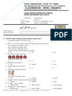 Soal Matematika Kelas 1