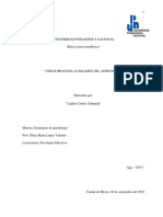 Procesos auxiliares del aprendizaje