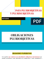 Obligaciones Pluriobjetivas y Plurisubjetivas