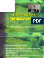 (I) Prinsip Pembelajaran