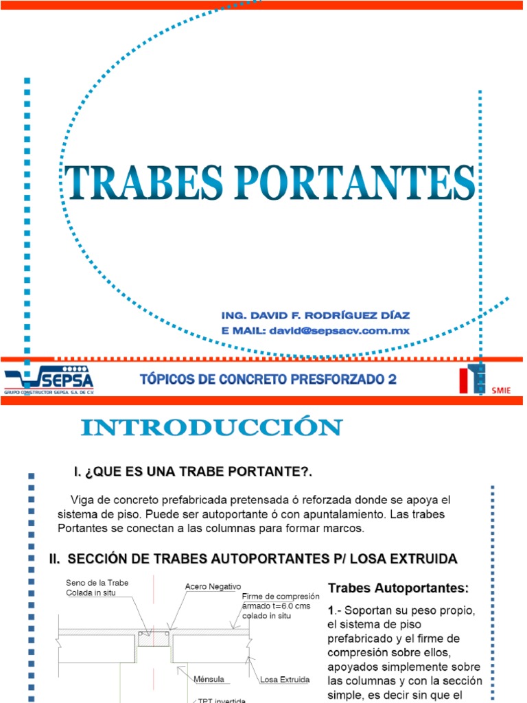 David Rodríguez - Ejemplo de Diseño de Una Trabe Portante | PDF