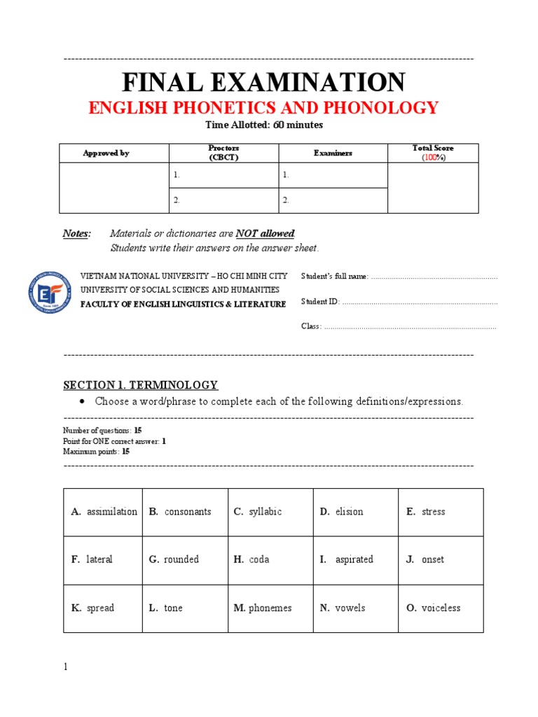 Phonetics And Phonology Sample Pdf Syllable Consonant