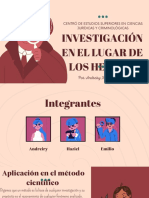 Investigación científica en escenas del crimen