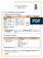 Act. de Aprendizaje - Mat - Números Ordinales