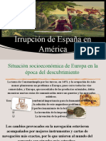 Irrupción de España en América