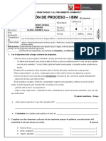 Evaluación de Proceso - I Bim