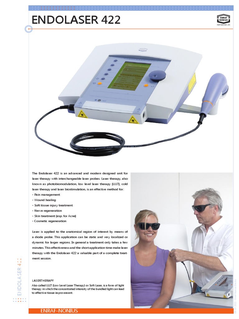 Endolaser 422: Advanced Laser Therapy Unit | PDF | Laser | Optics