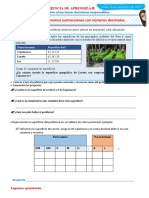 D1 A1 FICHA Resolvemos Sustracciones Con Números Decimales.