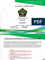 UNTUK MANAJEMEN PERENCANAAN ISLAM