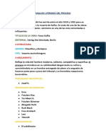 Analisis Literario Del Proceso