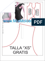 BODY DAMA MANGA TABLAS Talla XS