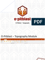 4 - O-Pitblast - Topography Module