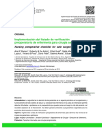 Journal - Implementación Del Listado de Verificación Preoperatorio de Enfermería para Cirugía Segura