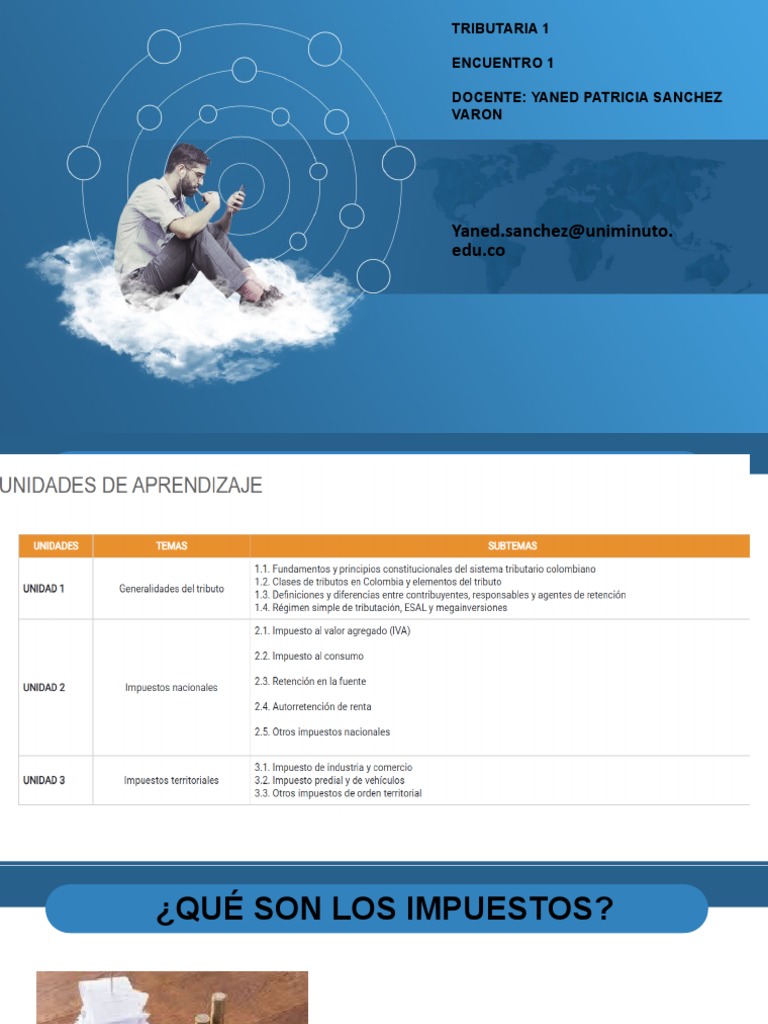 Fundamentos de los Impuestos en Colombia | PDF | Impuestos | Impuesto ...