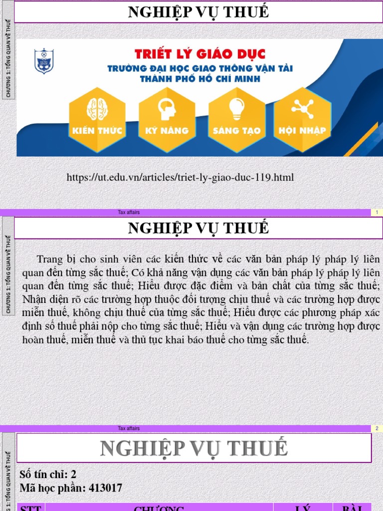 Tax Affairs - C1 | PDF
