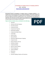 International Journal in Foundations of Computer Science & Technology (IJFCST)