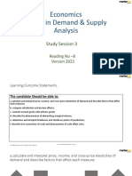 Reading 8-Topics in Demand Supply Analysis
