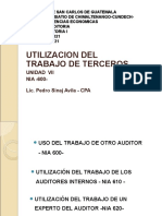 AUDITORIA-I-2021 Utilizacion Del Trabajo de tercero-NIA 600-610-620