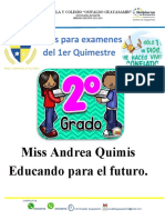 Guías de evaluaciones 1er quimestre