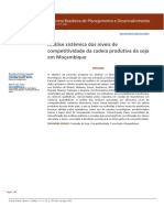 Análise Sistêmica Dos Níveis de Competitividade Da Cadeia Produtiva Da Soja em Moçambique