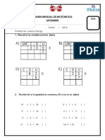 Examen Mensual de Setiembre 2019