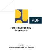 O06100 Panduan - Aplikasi - PKB Penyelenggara 1.0