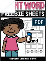 Freebie Sheets: ©tara West Little Minds at Work