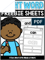 Freebie Sheets: ©tara West Little Minds at Work