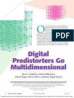 Digital Predistorters Go Multidimensional DPD For Concurrent Multiband Envelope Tracking and Outphasing Power Amplifiers