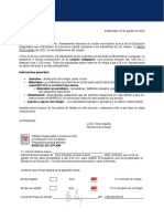 Circular A Padres de Familia Evaluaciones de Tercero BÃ¡Sico 2022.PDF para Firmar