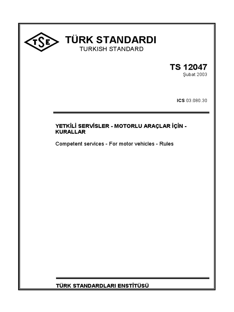 TS 12047 | PDF