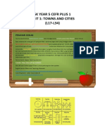 SK Year 5 Cefr Unit 1 Town and Cities