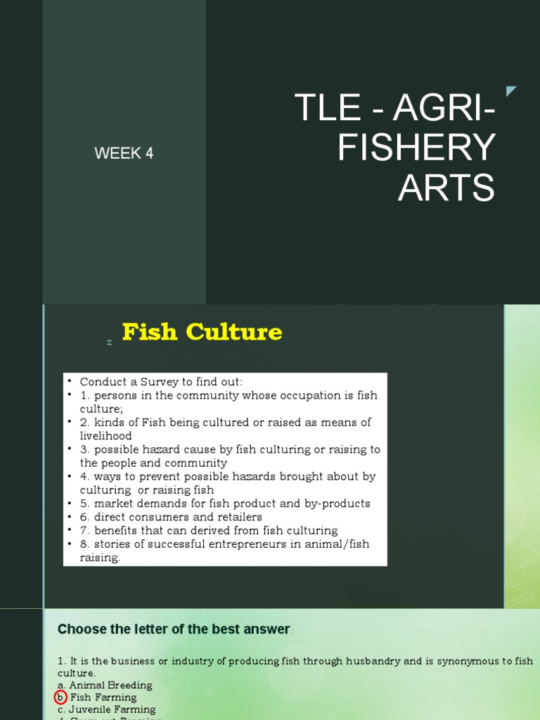 W4 Fish Raising Mod10 | PDF | Agriculture | Aquaculture