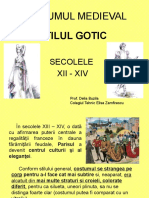 Costumul Stilului Gotic.