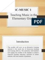 Teaching Music in Elementary Schools