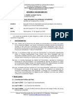 INFORME N° 049-2020- Ejecutar Protocolo Interinstitucional para proteger los ecosistemas fragiles . Loma de Pachacamac 