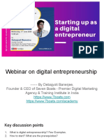 Digital Entrepreneurship Starting Up As Digital Entrepreneur