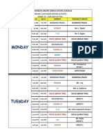 Boss Mark Schedule