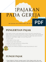 Perpajakan Pada Gereja