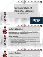 Fundamental of Differential Calculus