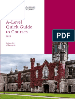 A Level Quick Guide 2023