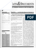 Faits & Documents N°497