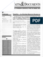 Faits & Documents n°501