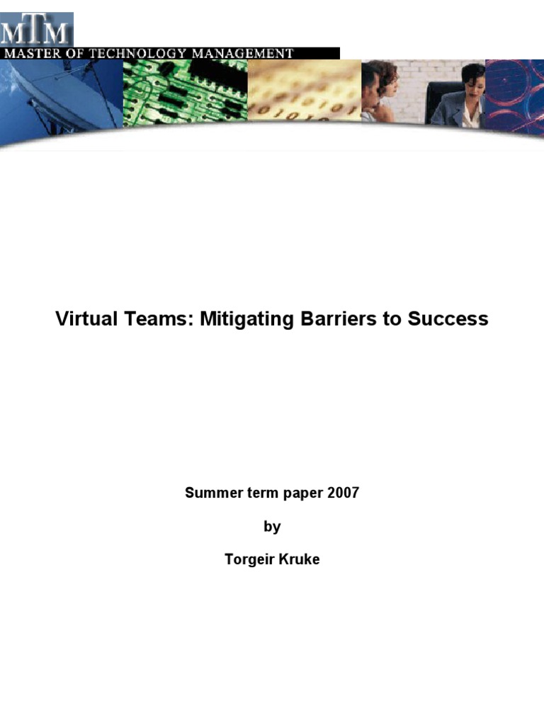 Success Strategies for Virtual Teams | PDF | Videoconferencing | Motivation