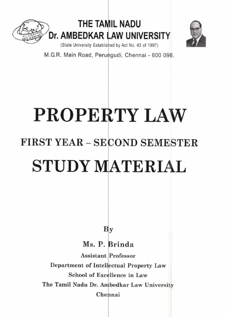Property Law Book PDF