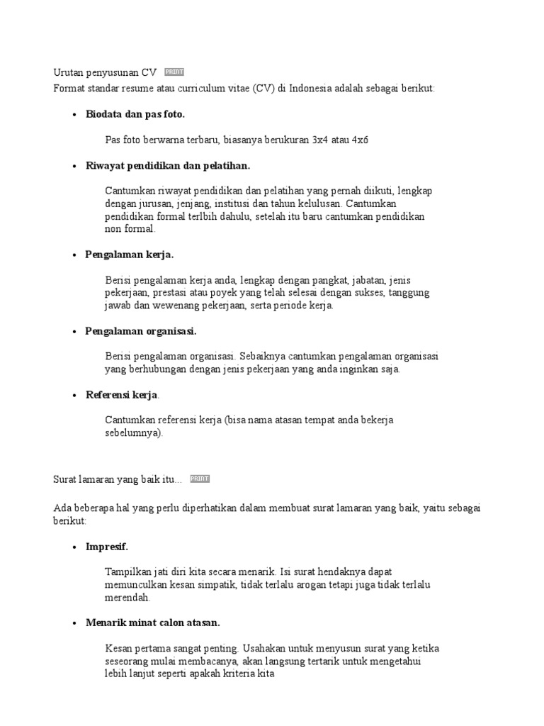Contoh Cv Lamaran Kerja Garuda Indonesia - Warna Key